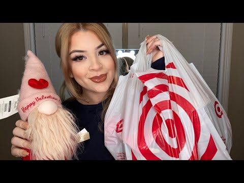ASMR valentines decor haul ( fast and aggressive tapping)