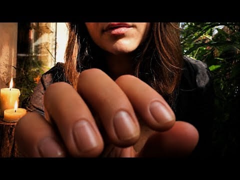 ASMR Hand Movements No Talking | Summer Rain Outside