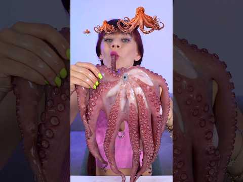 ASMR Big, Medium, Small  Giant Octopus #shorts