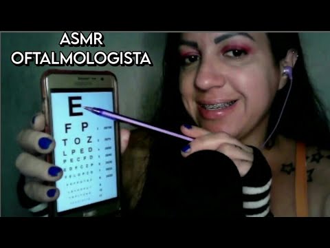 ASMR-ROLEPLAY EXAME DE VISTA + ESCOLHENDO SEU OCULOS OFTALMOLOGISTA #asmr #roleplay #rumo1k