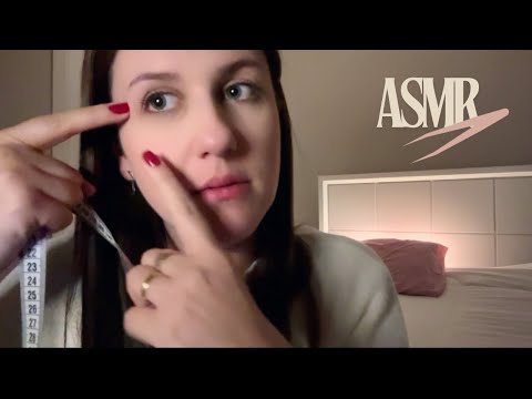 ASMR Tirando sua sobrancelha e massageando seu rosto no escurinho! Para relaxar! 😌 #roleplay #asmr