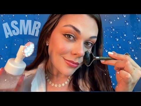 ASMR: Amiga Faz Seu Skincare Até Você Dormir🫧 (Sons Reais)