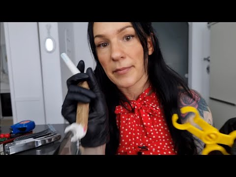 Crazy Piercer pierces your ears ASMR