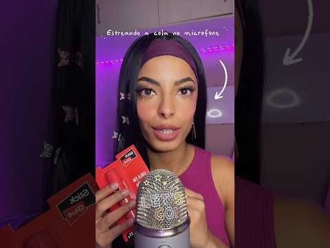 Cola no microfone #asmr #relax #visualtingle #asmrbrasil #tingles #relaxamento #relaxing