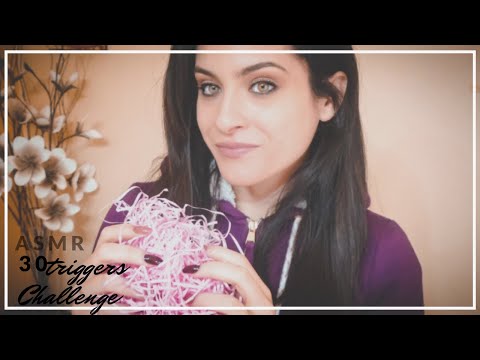 ASMR 30 TRIGGERS IN 4 MINUTES ✨ ASMR CHALLENGE