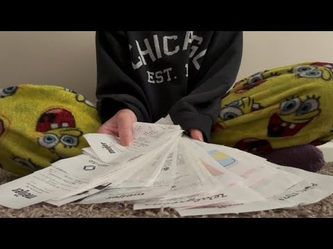ASMR Receipt Tearing | (No Talking)
