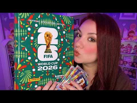 ASMR | Abriendo 100 SOBRES de Estampas PANINI MUNDIAL 2026 FIFA