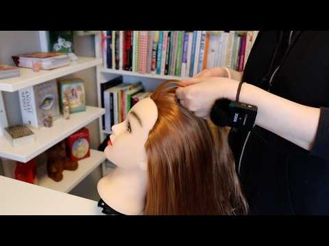 ASMR Hair Brushing | Scalp Scratching & Hair Style (No Talking)