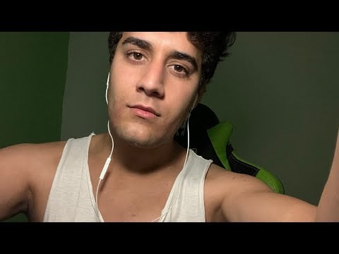 I repeat the word relax || mic scratching || ASMR