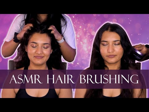 ASMR ✨ Ultra Relaxing Hair Play & Hair Brushing 😍 Anesha Pampers Vinni 💖