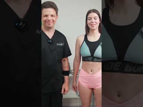 ASMR stretching and chiropractic adjustments for Lisa #chiropractic