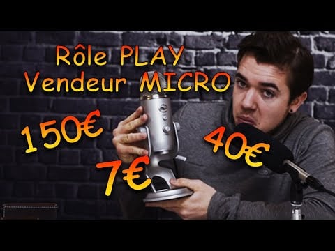 Asmr français : Vendeur de Micro 7€ à 150€ ! 🔈🔉🔊