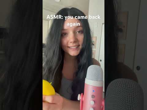 you came back again 🤍#asmr #girlfriendasmr #sleepasmr #whisper #cozyasmr