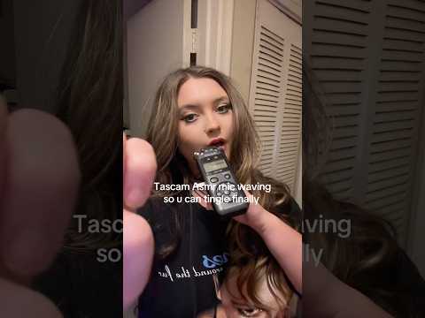 tascam asmr mic waving