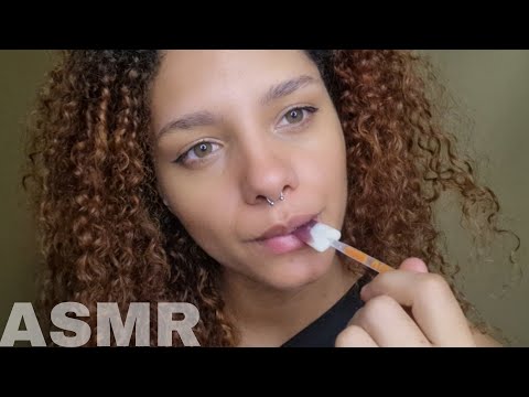 ASMR • Pirulito e sons de boca 🍭🩷 | lollipop and mouth sounds #asmr 
