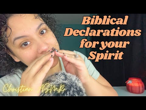 Biblical Declarations 🙏 Christian ASMR ✨