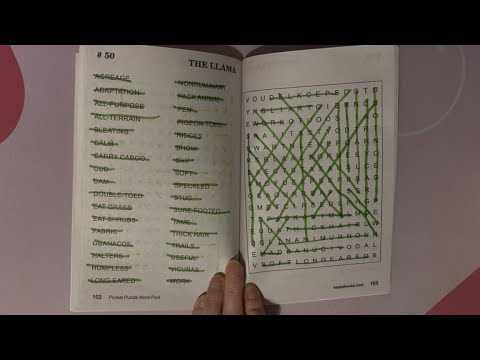 ASMR Doing #50 In Word-Finds