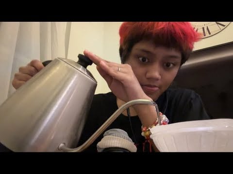 asmr we keep each other company while i make us some coffee