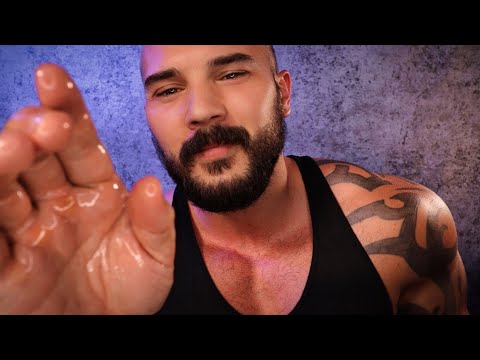 ASMR Gentle Face Massage | Taking Care of You Whilst You Sleep - Safe Male Personal Attention