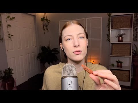Asmr putting hair clips in your hair for soothing calm #shorts