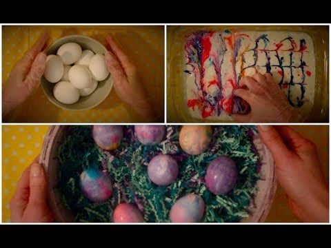 Asmr- Marbled Easter Egg How -To (Softly Spoken)