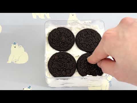 [ASMR] (No Talking) Oreo Icebox cake