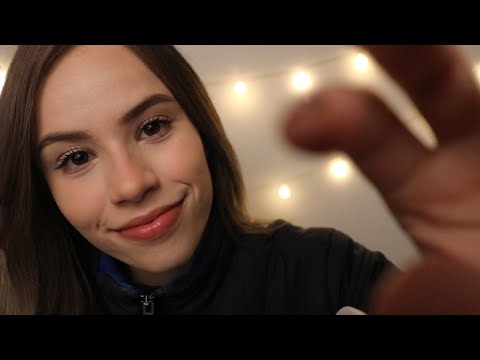 ASMR com SONS DE BOCA, PINCEL NA TELA, HAND MOVEMENTS, CÂMERA TOUCHING