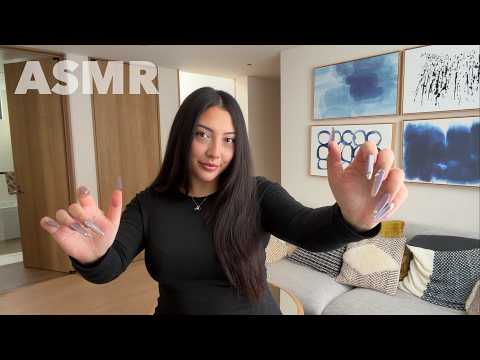 ASMR tapping around my Niseko AirBnB 🤍 | Whispered intro