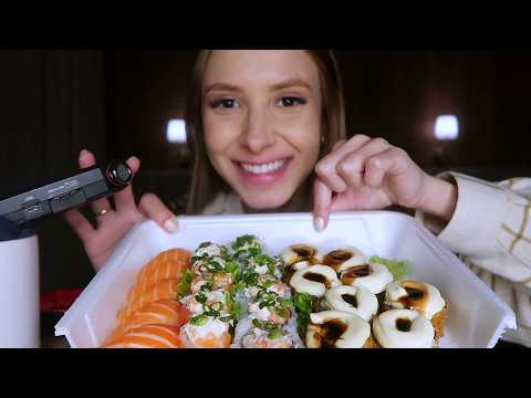 ASMR comendo comida japonesa 🍣 mukbang 