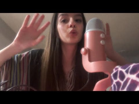 ASMR Heavy breathing/ Stuttering + Random triggers 