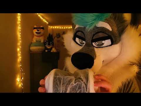 Crinkle Trash Bag For Sleep [FURRY ASMR]
