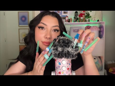 ASMR searching for bugs 🐛🐞 (with long af press on nails)