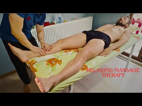 BIG GUY RECEIVES A VERY RELAXING MASSAGE THERAPY FROM A TURKISH MASTER