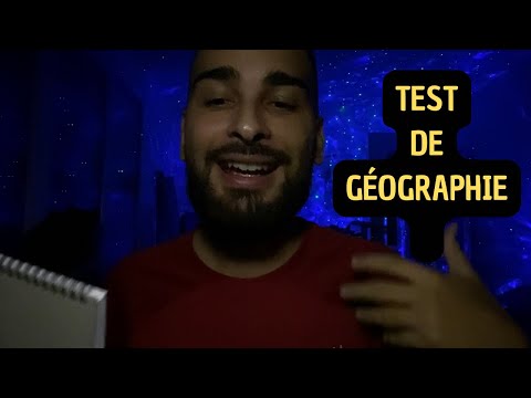 ASMR | TEST DE GÉOGRAPHIE