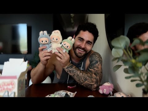 ASMR Labubu Blind Unboxing - Exciting Macaron Full Set - Male Soft Spoken
