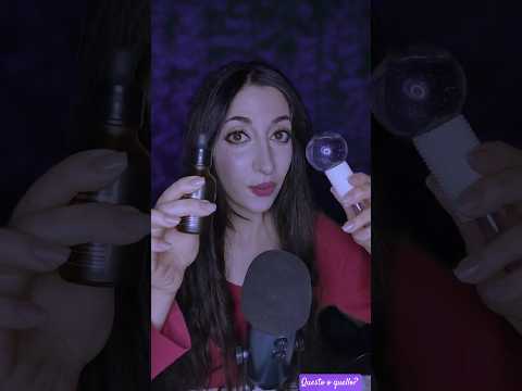 Questo o Quello? ASMR scegli tu 💜🔮🫧 #tingles #shorts #asmr