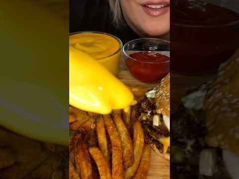 Five Guys Cheesy Fries #shorts #asmr #asmrsounds #fiveguys