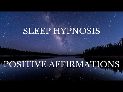 POSITIVE AFFIRMATIONS as you SLEEP: SLEEP HYPNOSIS: Female Voice 1 HR: Kimberly Ann O'Connor