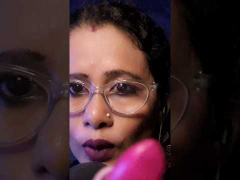 Asmr Lipstick Application 💄 #asmr #asmrghosal #relax #ghosalasmr #asmrmouthsounds
