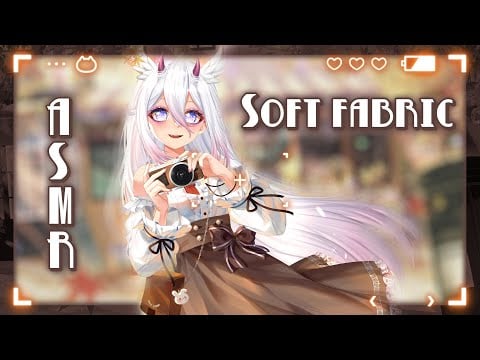 Quick ASMR Relief: Soft Fabric Scratching with autumn feeling🍂🧣 New mic (Zoom XAH-8)| No Talking