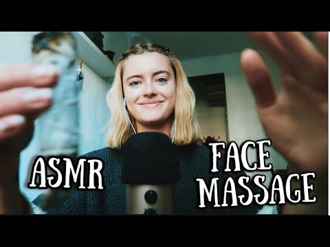 ASMR I Cozy Face Massage On a Rainy Day  🍂