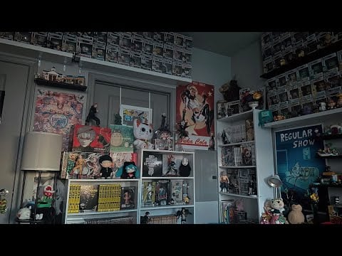 lofi game-room tour | asmr