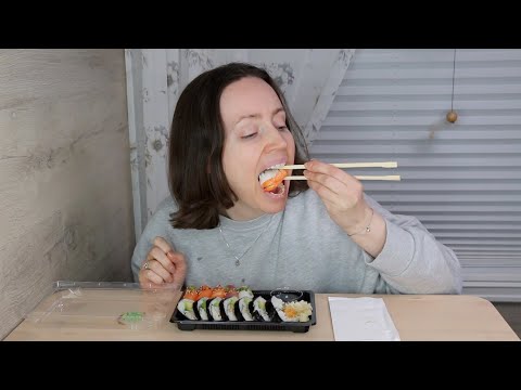 ASMR Eating Sounds SUSHI 🍣  Crab Chip | Mukbang 먹방