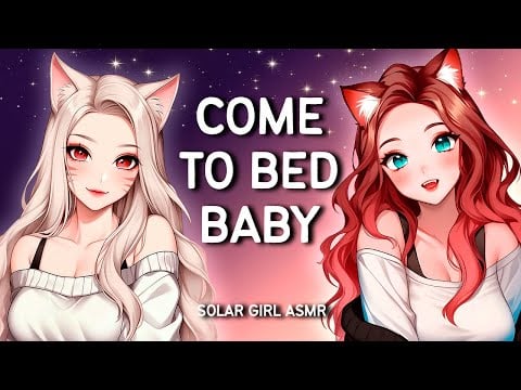 Squished Between Your Kitsune Girlfriends | Needy & Dommy | Cuddling and Kissing You | ASMR GF F4A