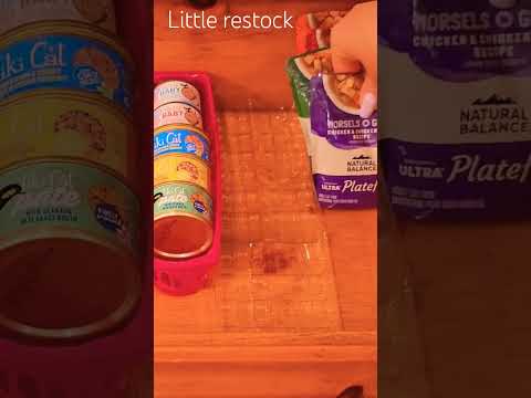 Little Cat Food Restock #asmr