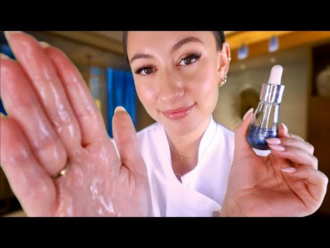 ASMR Winter Spa Facial Treatment Roleplay 🌺✨ Face Massage, Skincare & Pampering