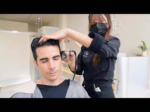 ASMR: Amazing Korean 18 Step Headspa and Massage