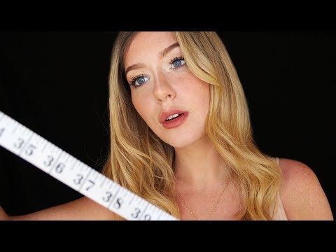 ASMR Measuring You Unintelligible Whispers Roleplay