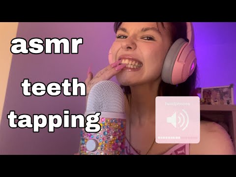 ASMR THE FASTEST TEETH TAPPING