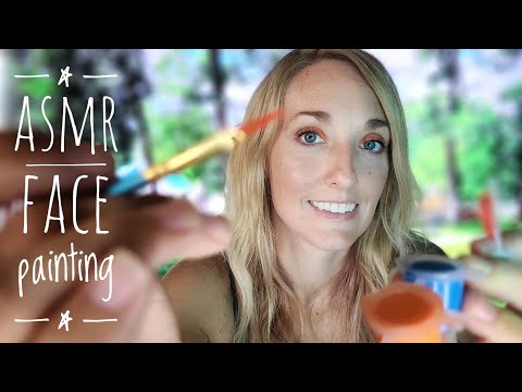 ASMR | Face Painting Role Play | (No Carnival Music) 🖌